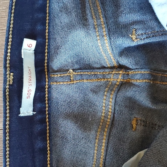 Levi's Bootcut 505 Straight jeans. 6p - Picture 4 of 6